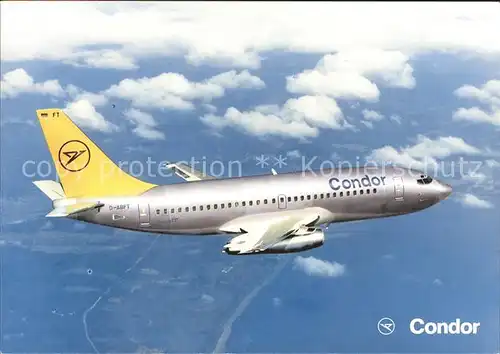 Flugzeuge Zivil Condor Europa Jet Boeing 737 230 Kat. Airplanes Avions