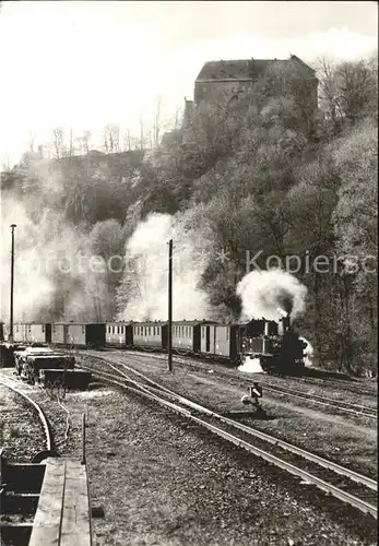 Lokomotive Schmalspurbahn Wolkenstein Joehstadt Kat. Eisenbahn