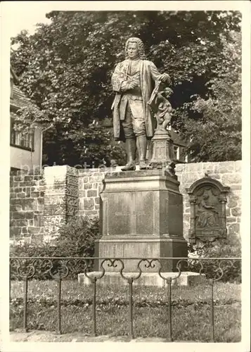 Bach Johann Sebastian Denkmal Eisenach  Kat. Komponist