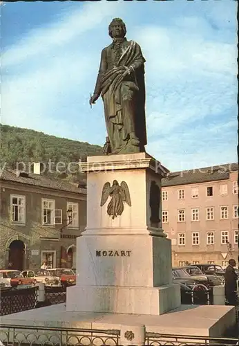 Mozart Wolfgang Amadeus Denkmal Salzburg Kat. Komponist