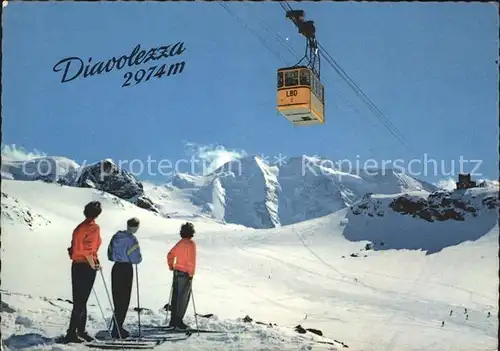 Seilbahn Diavolezza Kat. Bahnen