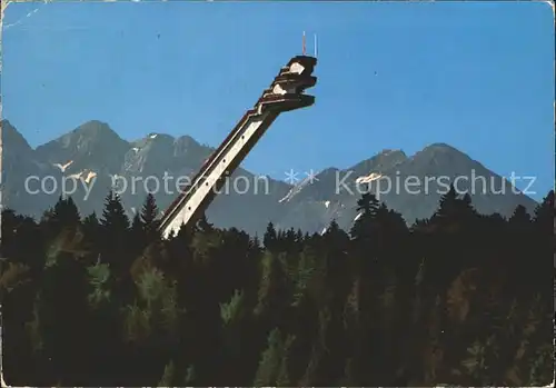 Ski Flugschanze Heini Klopfer Oberstdorf Birgsautal  Kat. Sport