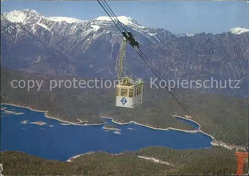 Seilbahn Eibsee Zugspitzgipfel  Kat. Bahnen