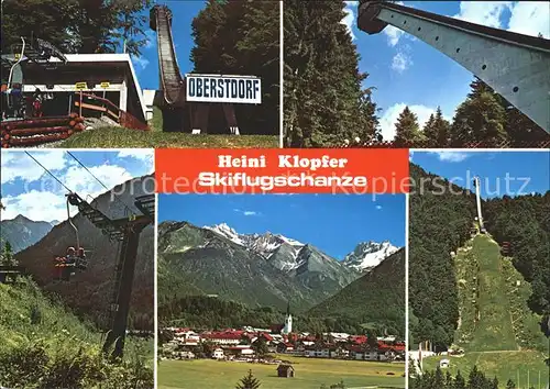 Ski Flugschanze Heini Klopfer Oberstdorf Birgsautal Kat. Sport