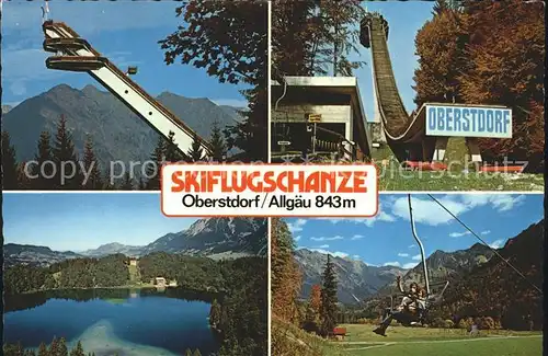 Ski Flugschanze Heini Klopfer Oberstdorf Birgsautal Kat. Sport