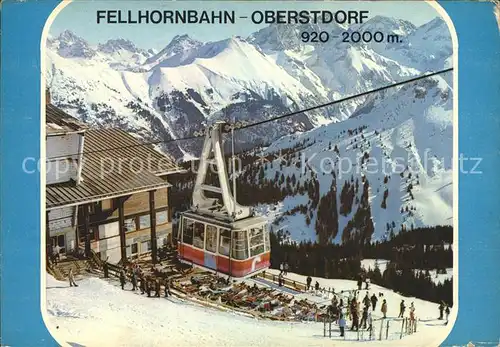Seilbahn Fellhorn Oberstdorf  Kat. Bahnen