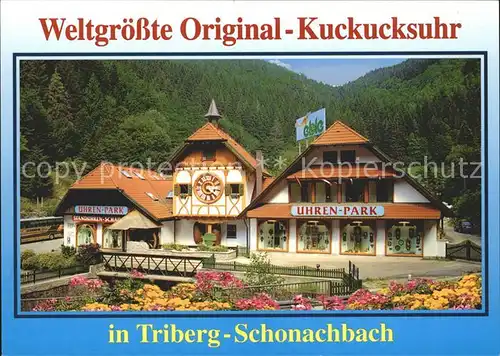 Uhren Weltgroesste Kuckucksuhr Triberg Schonachbach Eble Uhren Park Kat. Technik