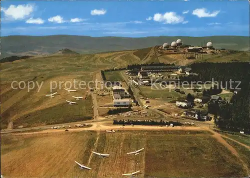 Segelflug Wasserkuppe Rhoen Fliegeraufnahme Kat. Flug