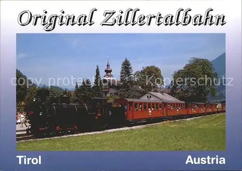 Zillertal Zillertalbahn  Kat. Regionales
