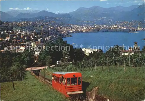 Zahnradbahn Lugano Funicolare S. Salvatore  Kat. Bergbahn