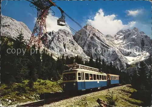 Zahnradbahn Seilbahn Zugspitzgipfel Kat. Bergbahn