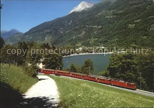 Eisenbahn Le Prese Lago di Poschiavo  Kat. Eisenbahn