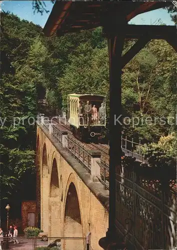 Nerobergbahn Wiesbaden  Kat. Zahnstangenstandseilbahn