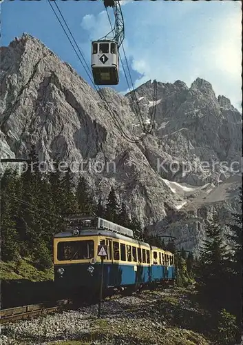 Zugspitzbahn Zahnradbahn Seilbahn Zugspitzgipfel Kat. Eisenbahn