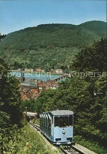 Zahnradbahn Koenigsstuhl Heidelberg am Neckar  Kat. Bergbahn