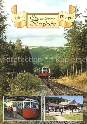 Bergbahn Oberweissbach  Kat. Bergbahn