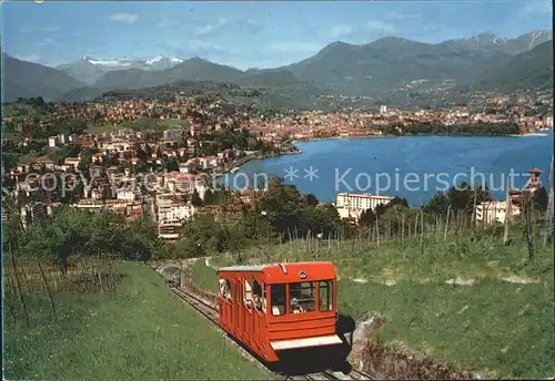 Zahnradbahn Lugano Paradiso Funicolare S. Salvatore  Kat. Bergbahn