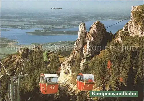 Seilbahn Kampenwand Aschau Chiemgau  Kat. Bahnen