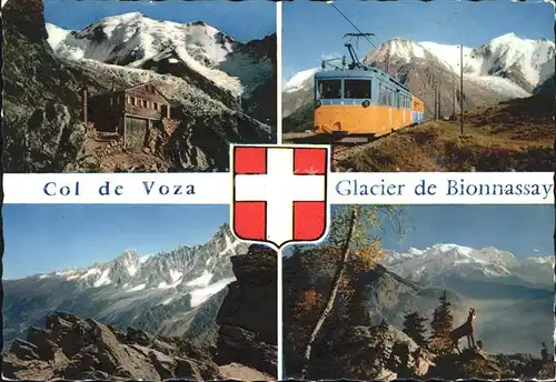 Zahnradbahn Col de Voza Glacier de Bionnassay Kat. Bergbahn