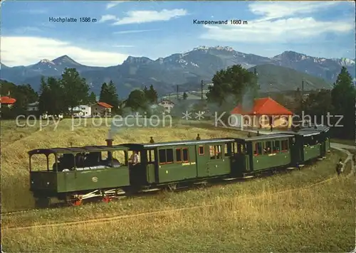 Eisenbahn Chiemseebahn Bayerische Alpen  Kat. Eisenbahn