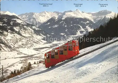Zahnradbahn Bad Hofgastein Hohe Tauern  Kat. Bergbahn