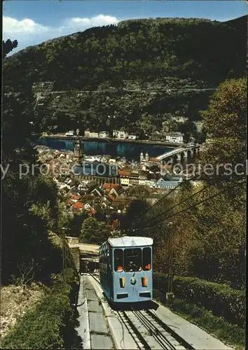 Zahnradbahn Molkenkur Heidelberg Kat. Bergbahn