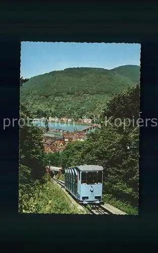 Bergbahn Koenigstuhl Heidelberg am Neckar  Kat. Bergbahn