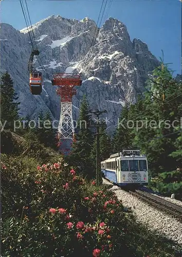 Zugspitzbahn Seilbahn Zahnradbahn Zugspitze  Kat. Eisenbahn
