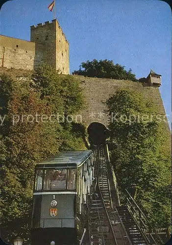 Zahnradbahn Hohensalzburg Salzburg Kat. Bergbahn
