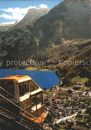 Zahnradbahn Hallstaetter Salzbergwerk Salzkammergut  Kat. Bergbahn