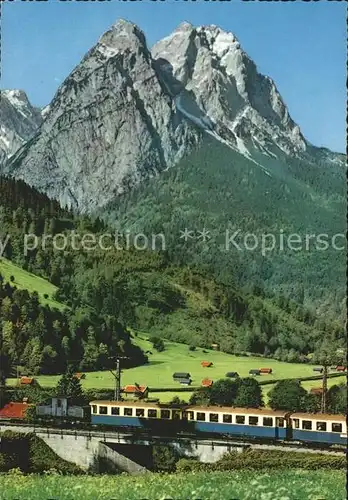 Zugspitzbahn Grosser und Kleiner Waxenstein  Kat. Eisenbahn