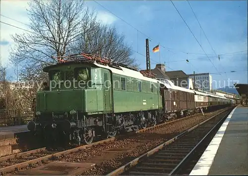 Lokomotive Elektro Schnellzug 104 019 5 DB Hauptbahnhof Koblenz  Kat. Eisenbahn