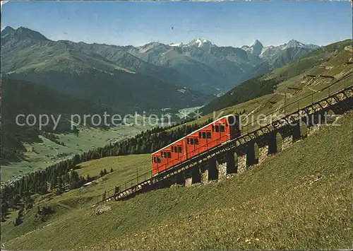Zahnradbahn Parsennbahn Davos Piz Ela Tinzenhorn Piz Michel Kat. Bergbahn
