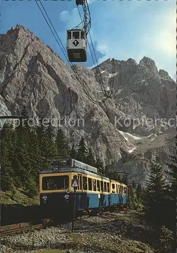 Zugspitzbahn Seilbahn Zahnradbahn Zugspitze Kat. Eisenbahn