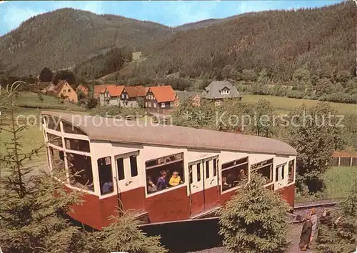 Zahnradbahn Oberweissbach Talstation Obstfelderschmiede  Kat. Bergbahn