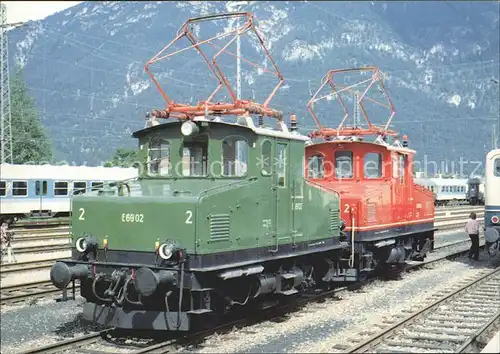 Lokomotive Elektro E6902 E6903 Garmisc Partenkirchen  Kat. Eisenbahn