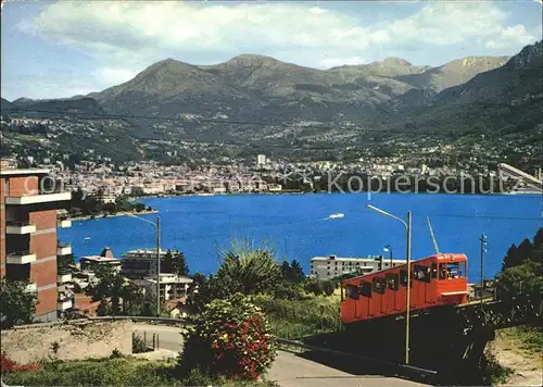 Zahnradbahn Lugano Paradiso Funicolare S. Salvatore  Kat. Bergbahn