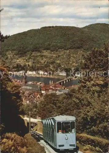 Bergbahn Koenigstuhl Heidelberg  Kat. Bergbahn