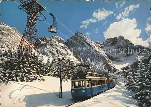 Zugspitzbahn Zahnradbahn Seilbahn Zugspitze Kat. Eisenbahn