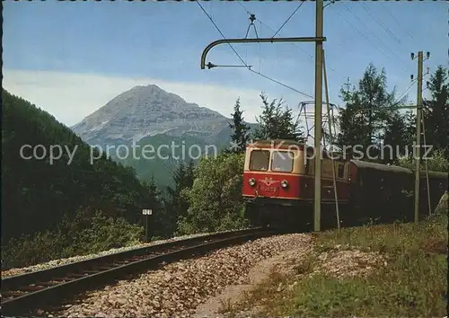 Eisenbahn Mariazellerbahn Goesing Annaberg oetscher  Kat. Eisenbahn