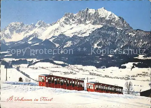 Zahnradbahn Kitzbueheler Horn Wilder Kaiser St. Johann Tirol Kat. Bergbahn