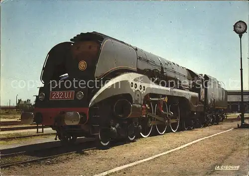 Lokomotive 232.U.I SNCF Mulhouse   Kat. Eisenbahn