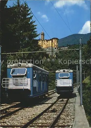 Zahnradbahn Locarno Madonna del Sasso Funicolare  Kat. Bergbahn