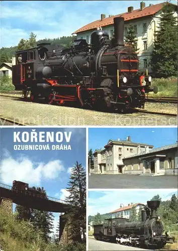 Lokomotive Korenov Ozubnicova Draha  Kat. Eisenbahn