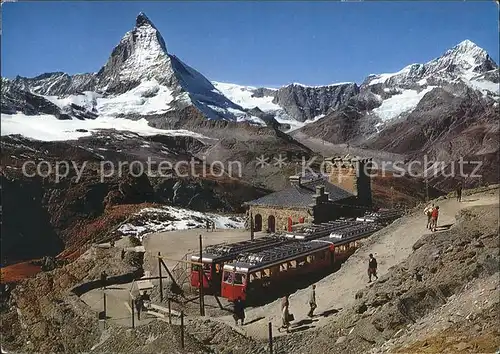 Zahnradbahn Gornergrat Cervin  Kat. Bergbahn