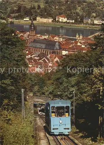 Bergbahn Heidelberg  Kat. Bergbahn