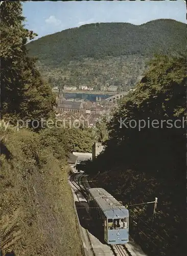 Bergbahn Koenigstuhl Heidelberg  Kat. Bergbahn