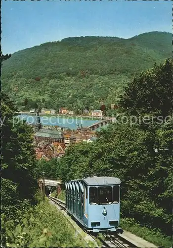 Zahnradbahn Koenigsstuhl Heidelberg am Neckar  Kat. Bergbahn