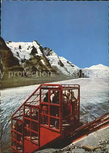 Zahnradbahn Gletscherbahn Pasterzengletscher Grossglockner  Kat. Bergbahn