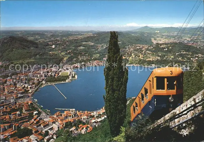 Zahnradbahn Como Brunate Funicolare Kat. Bergbahn oldhting.de